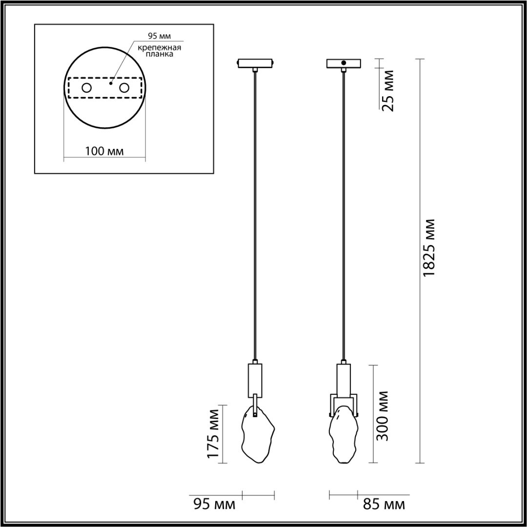 Люстра подвесная Odeon Light LED, кол-во ламп: 1 шт купить,NaN