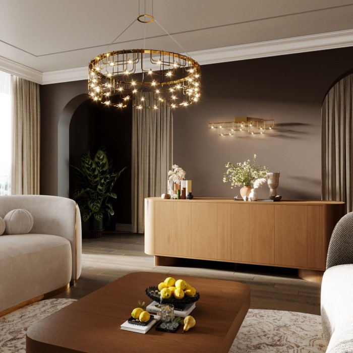Люстра подвесная Odeon Light LED, кол-во ламп: 1 шт купить,NaN