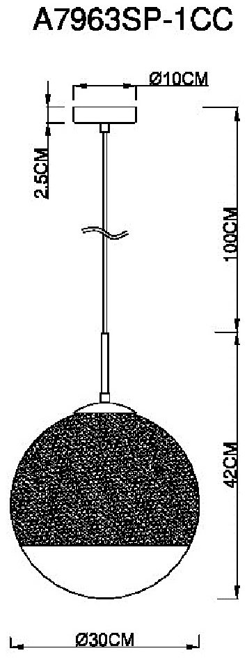 Люстра подвесная Arte Lamp E27, кол-во ламп: 1 шт купить,NaN