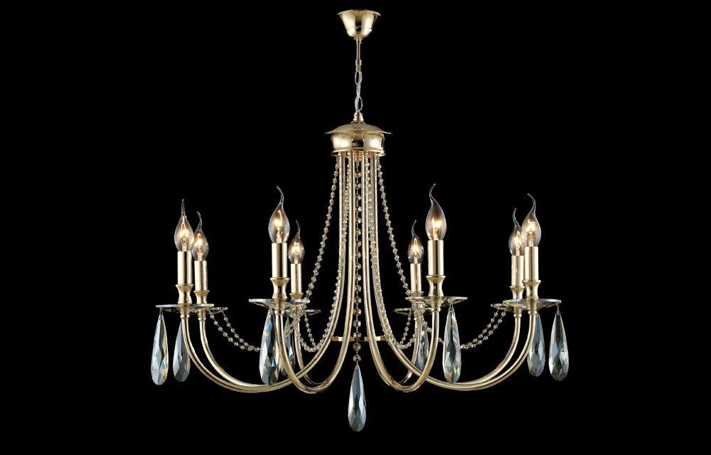 Люстра подвесная Crystal Lux E14, кол-во ламп: 8 шт купить,NaN