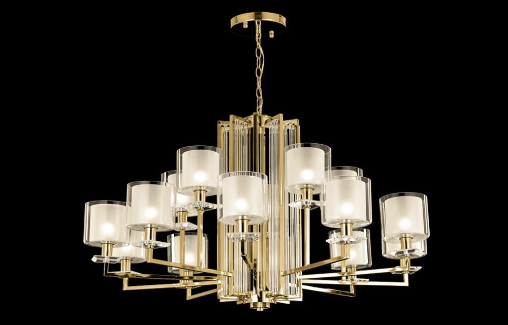 Люстра подвесная Crystal Lux Е14, кол-во ламп: 15 шт купить,NaN