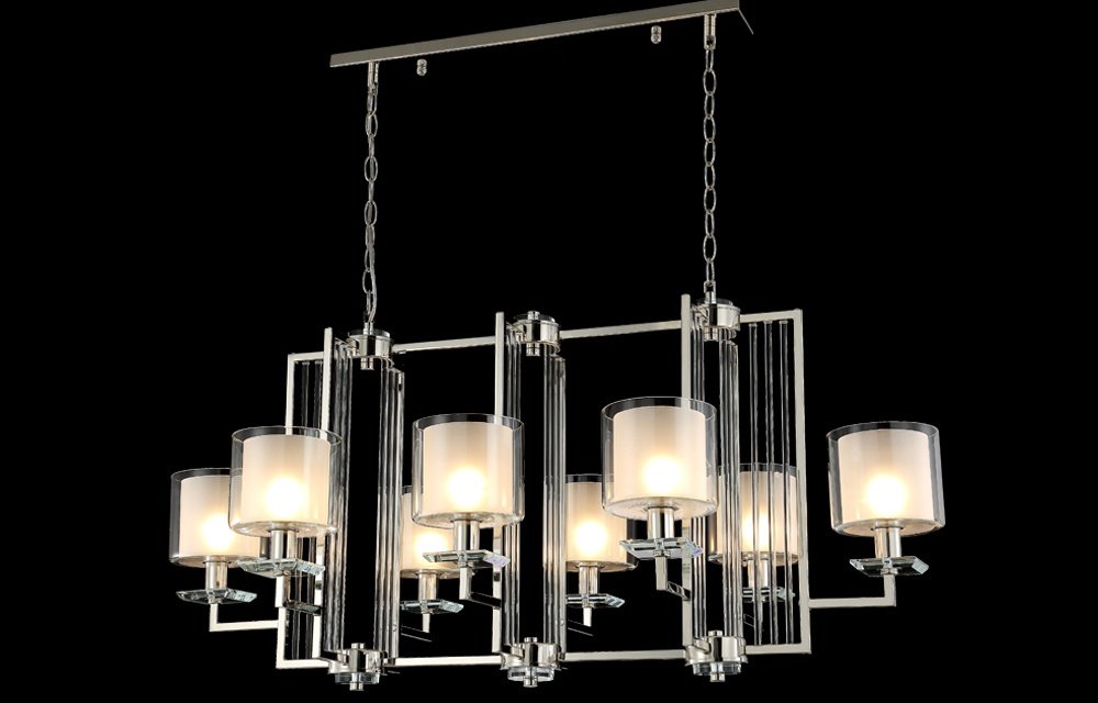 Люстра подвесная Crystal Lux Е14, кол-во ламп: 8 шт купить,NaN