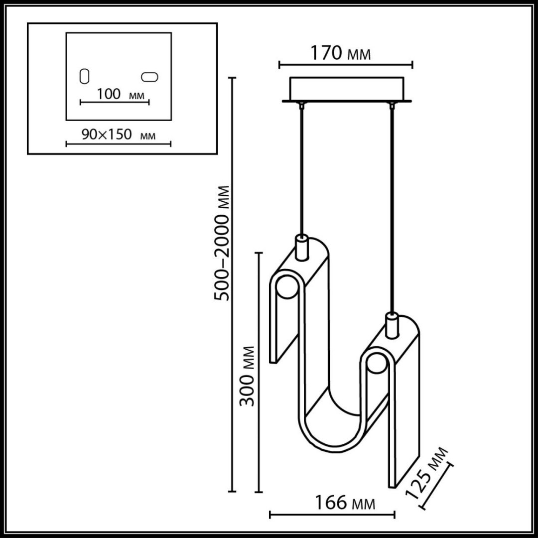 Люстра подвесная Odeon Light LED, кол-во ламп: 1 шт купить,NaN