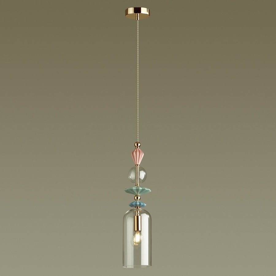 Люстра подвесная Odeon Light Е14, кол-во ламп: 1 шт купить,NaN