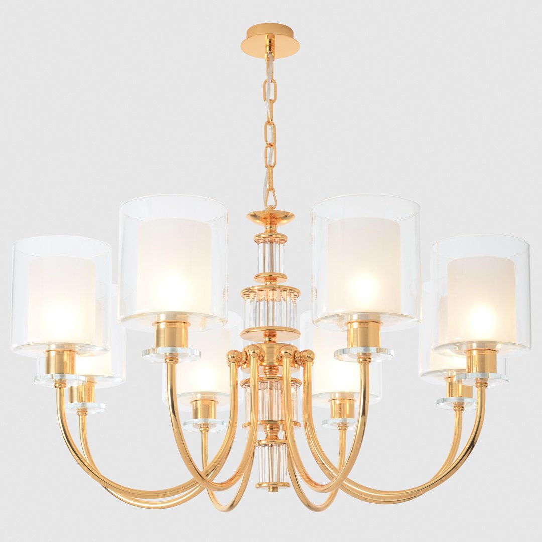 Люстра подвесная Crystal Lux Е14, кол-во ламп: 8 шт купить,NaN