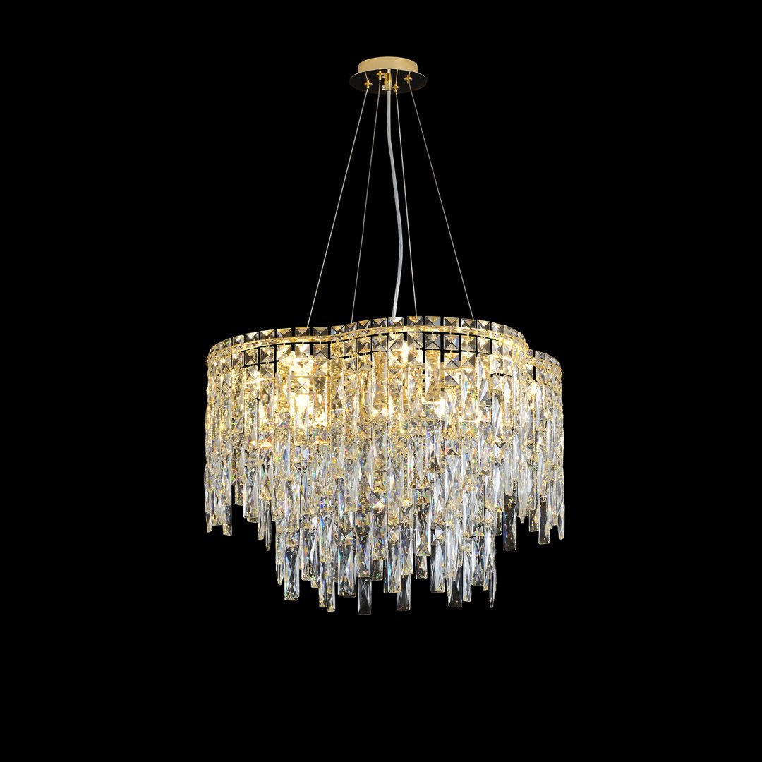 Люстра подвесная Crystal Lux E14, кол-во ламп: 12 шт купить,NaN