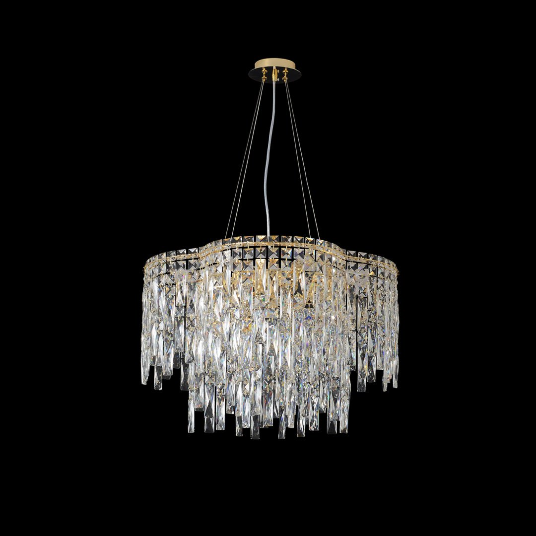 Люстра подвесная Crystal Lux E14, кол-во ламп: 12 шт купить,NaN