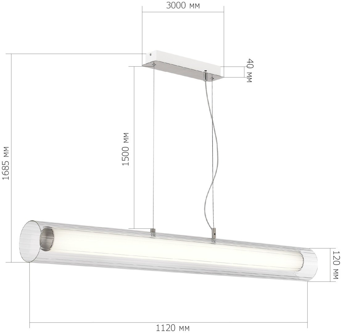Люстра подвесная ST Luce LED, кол-во ламп: 1 шт купить,NaN