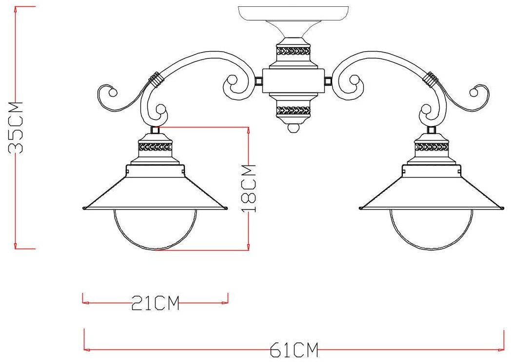 Люстра потолочная Arte Lamp E27, кол-во ламп: 3 шт купить,NaN
