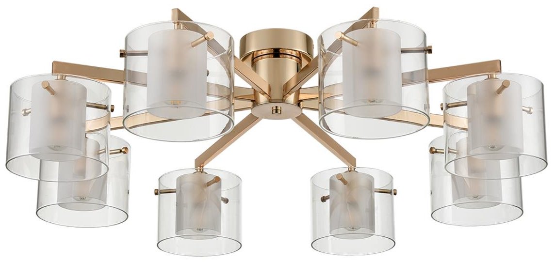 Светильник потолочный Lumion E14 40 Вт золотистый, прозрачный купить,NaN