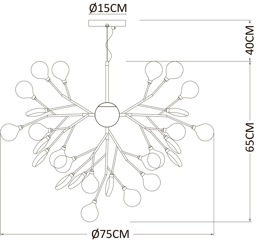 Люстра подвесная Arte Lamp G4, кол-во ламп: 36 шт купить,NaN