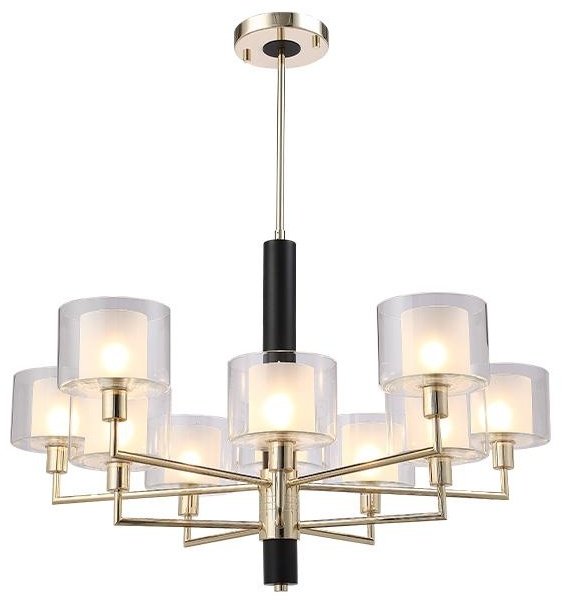 Люстра подвесная Crystal Lux E14, кол-во ламп: 10 шт купить,NaN