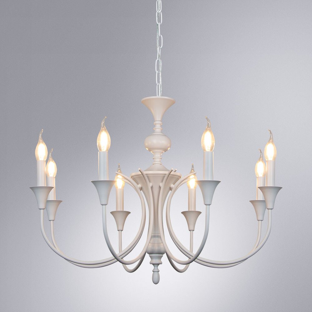Люстра подвесная Arte Lamp E14, кол-во ламп: 8 шт купить,NaN