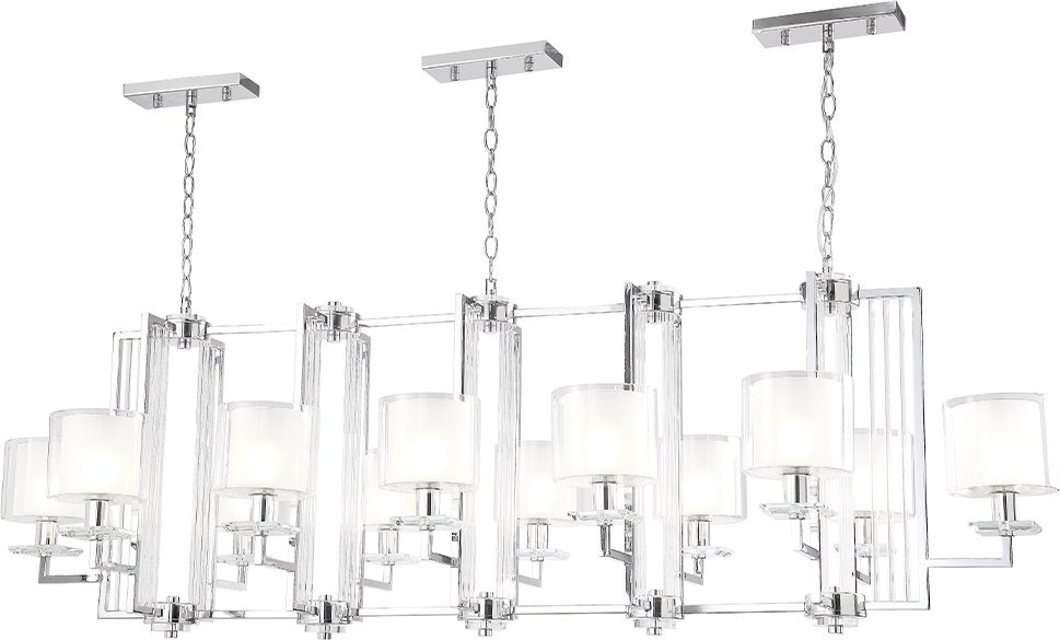 Люстра подвесная Crystal Lux Е14, кол-во ламп: 12 шт купить,NaN