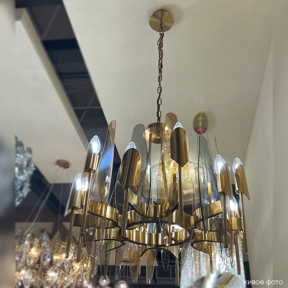 Люстра подвесная Crystal Lux Е14, кол-во ламп: 12 шт купить,NaN