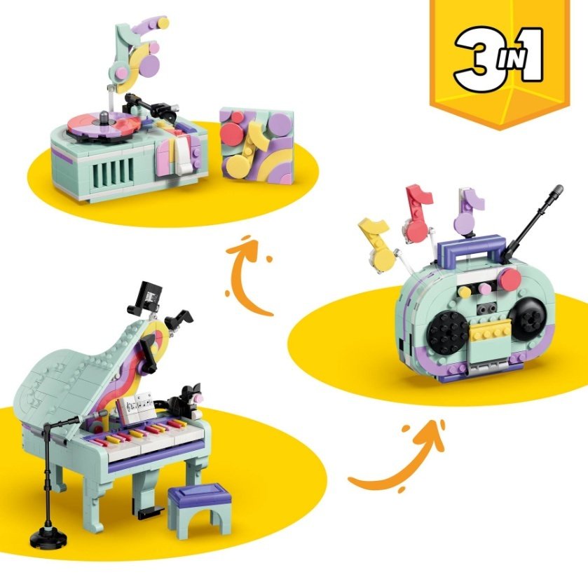 Конструктор LEGO Creator 3-in-1 31392, деталей 485 шт