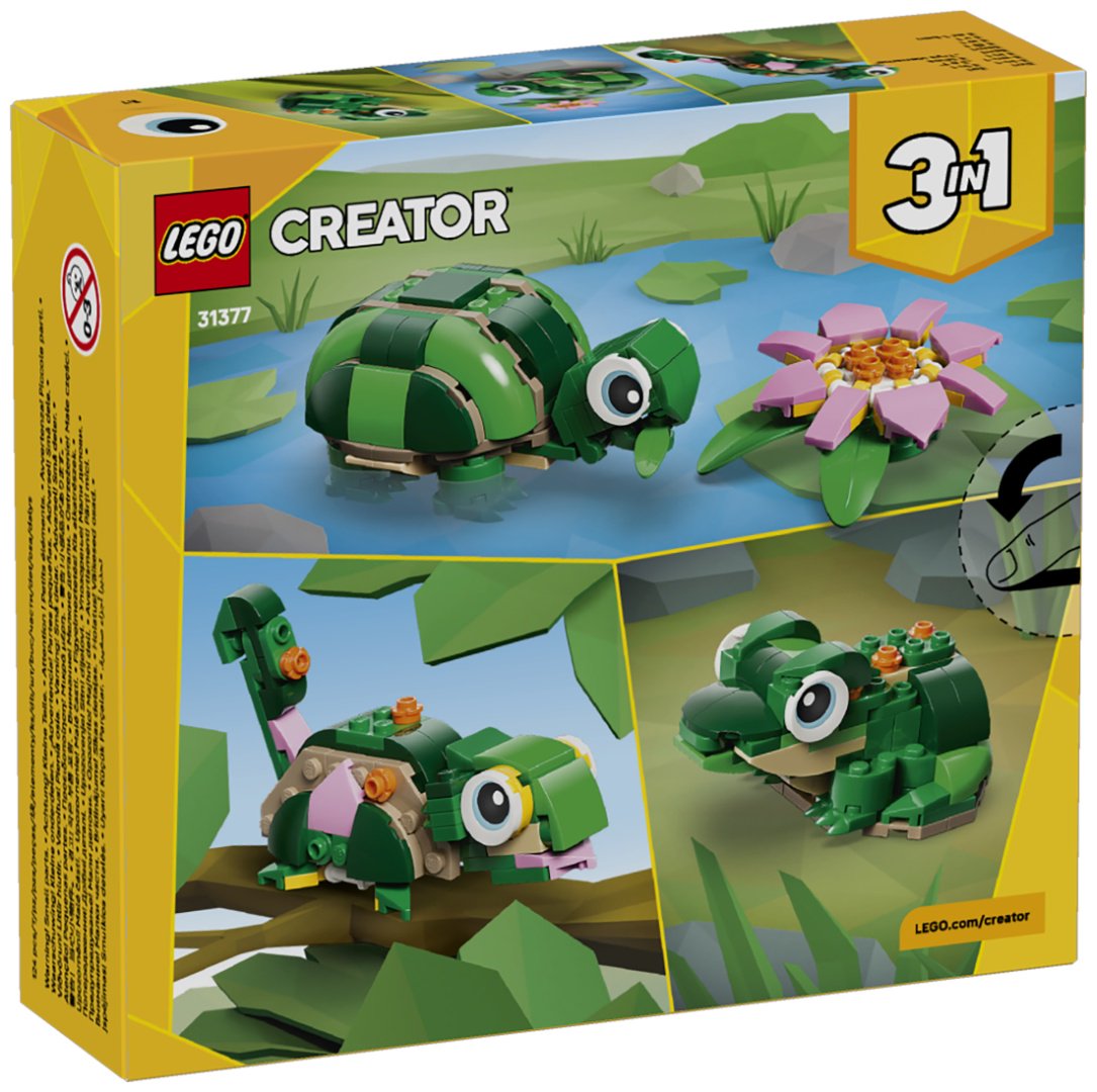 Конструктор LEGO Черепаха с цветком кувшинки 31377, деталей 124 шт купить,NaN