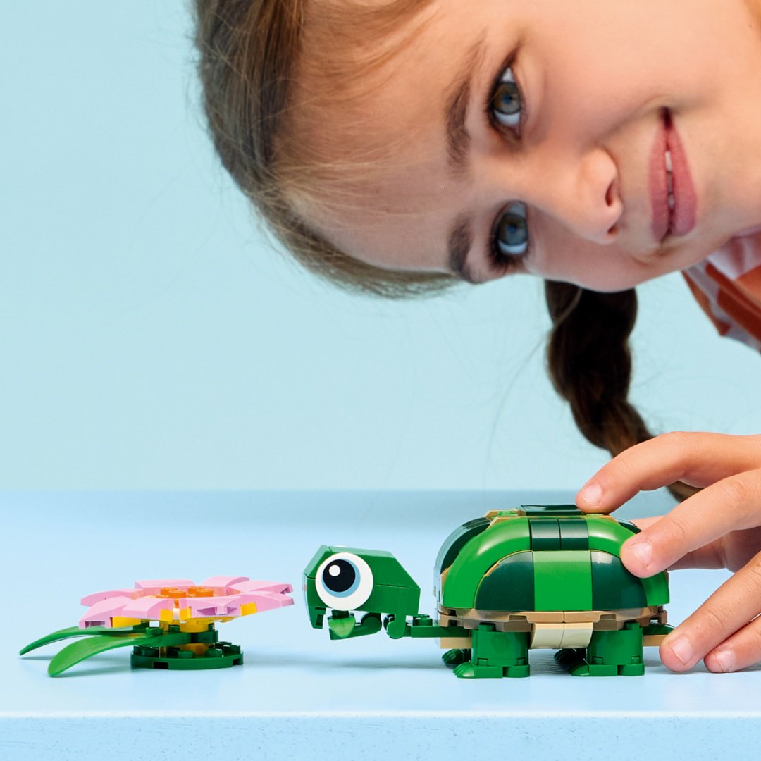Конструктор LEGO Черепаха с цветком кувшинки 31377, деталей 124 шт купить,NaN