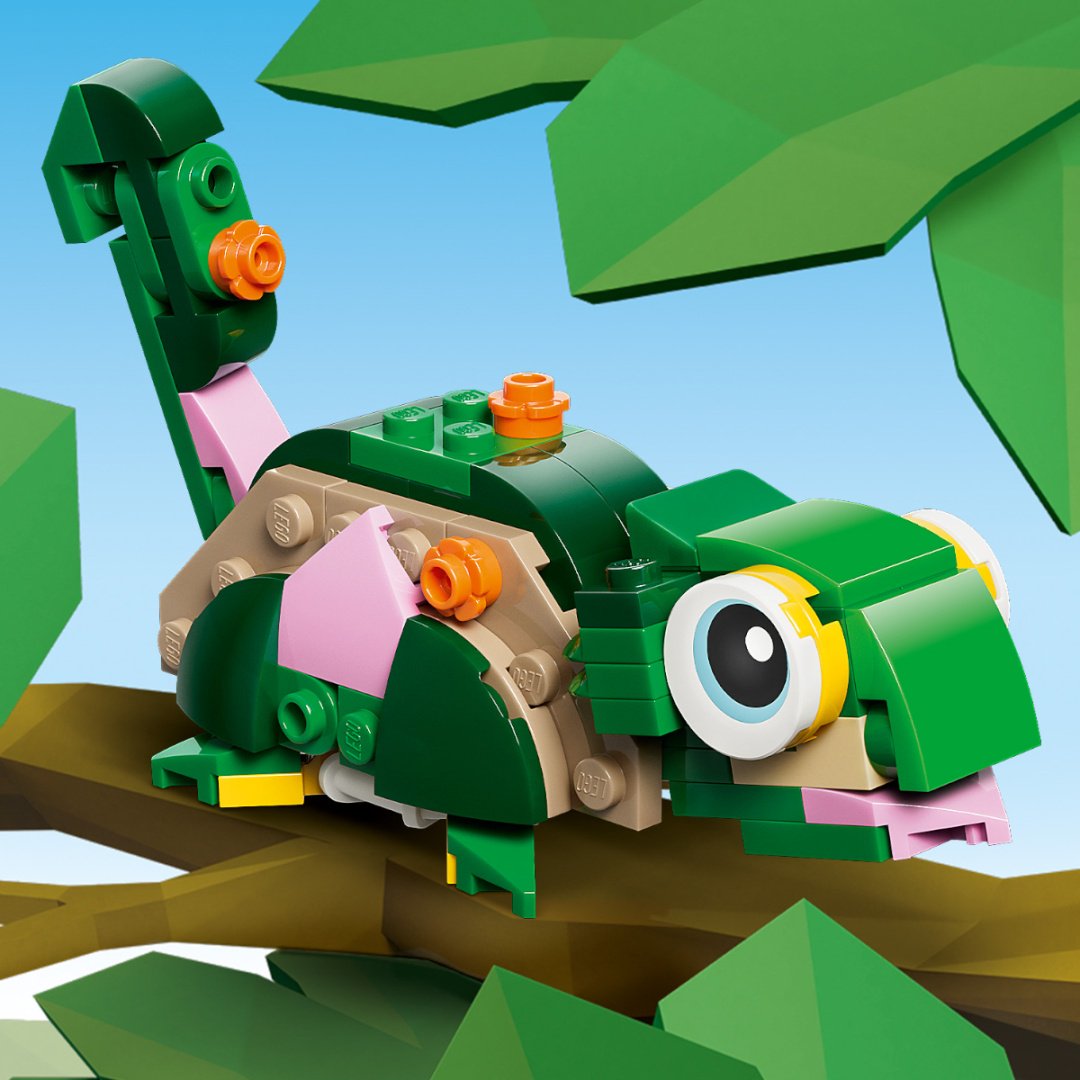Конструктор LEGO Черепаха с цветком кувшинки 31377, деталей 124 шт купить,NaN