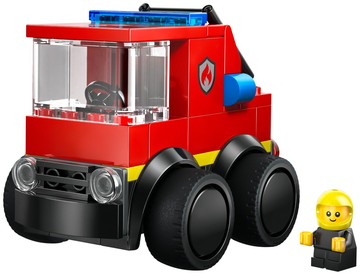 Конструктор LEGO Аттракционы – Пожарная машина 60482, деталей 67 шт