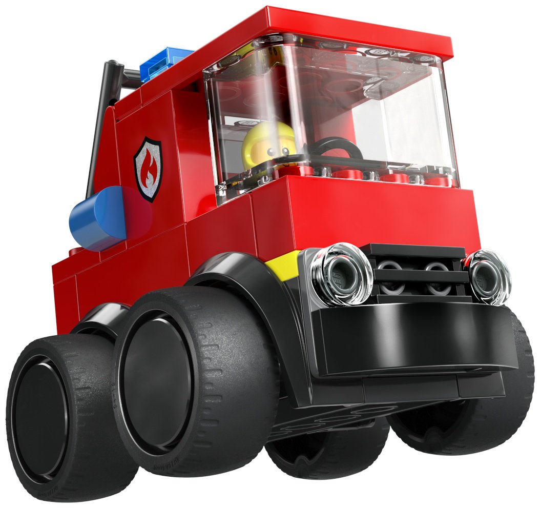 Конструктор LEGO Аттракционы – Пожарная машина 60482, деталей 67 шт