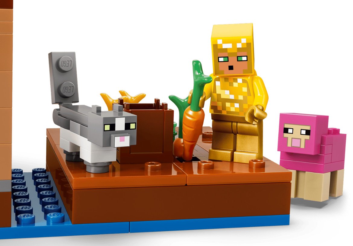 Конструктор LEGO Minecraft Нападение вызывателя на деревню 21596, деталей 607 шт купить,74695