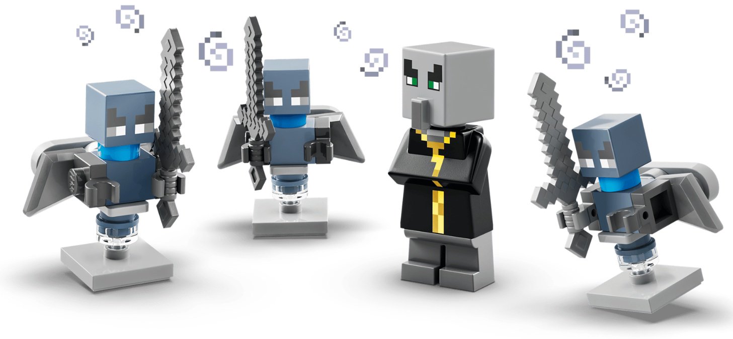 Конструктор LEGO Minecraft Нападение вызывателя на деревню 21596, деталей 607 шт купить,74695