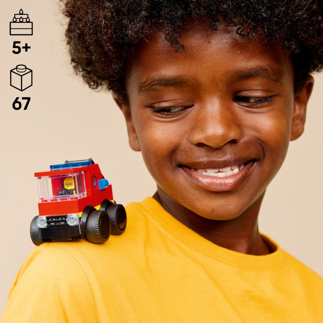 Конструктор LEGO Аттракционы – Пожарная машина 60482, деталей 67 шт купить,7513