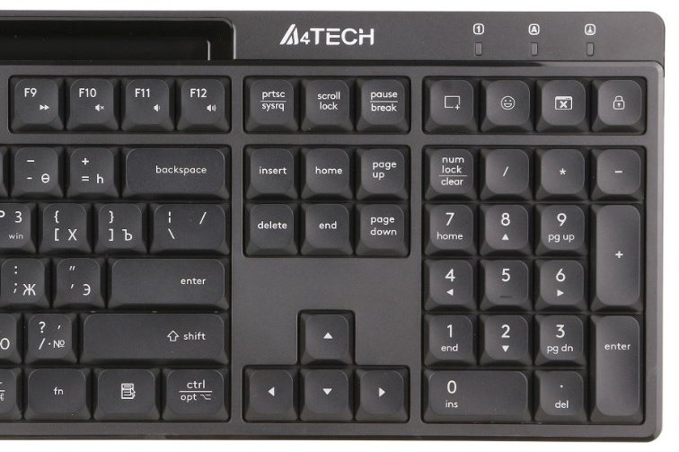 Клавиатура A4Tech Fstyler FBX72C Black черный
