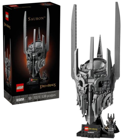 Конструктор LEGO Властелин колец: Шлем Саурона 11373, деталей 538 шт