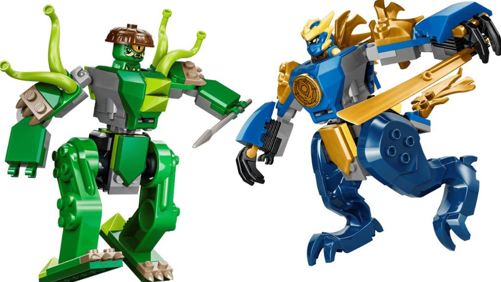 Конструктор LEGO NINJAGO Бой драконьего меха Джея 71853, деталей 107 шт