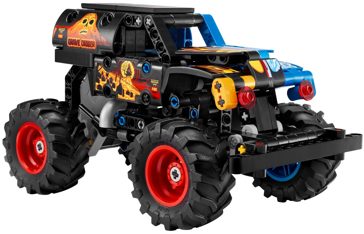 Конструктор LEGO Monster Jam Могильщик «Лед и пламя» 42219, деталей 263 шт