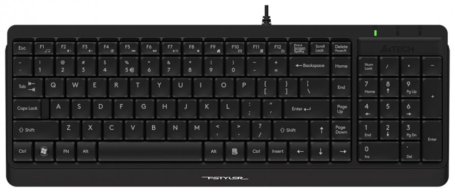 Клавиатура A4Tech Fstyler FK15-2M черный купить,6787