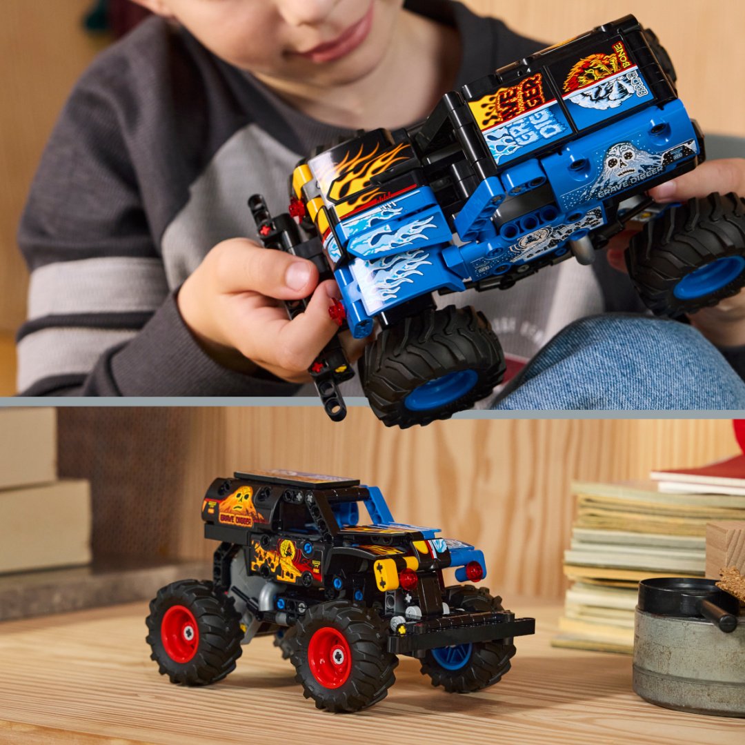 Конструктор LEGO Monster Jam Могильщик «Лед и пламя» 42219, деталей 263 шт купить,22870