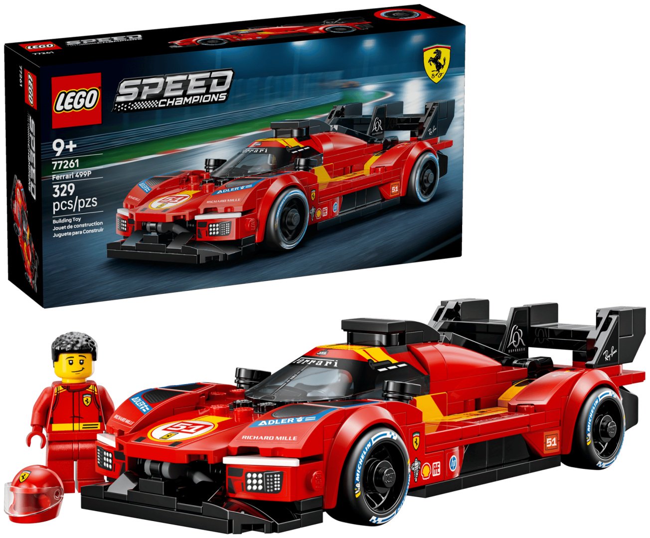 Конструктор LEGO Speed Champions 77261, деталей 329 шт