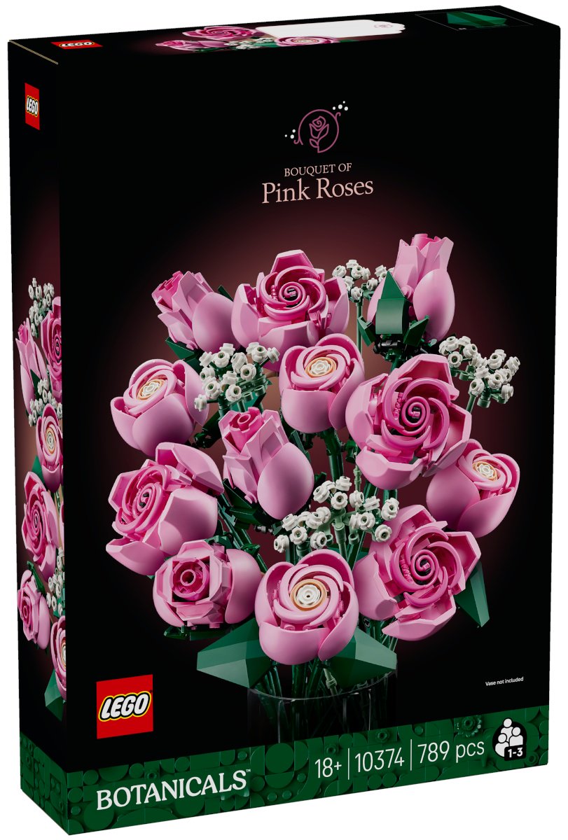 Конструктор LEGO Букет розовых роз 10374, деталей 789 шт купить,NaN