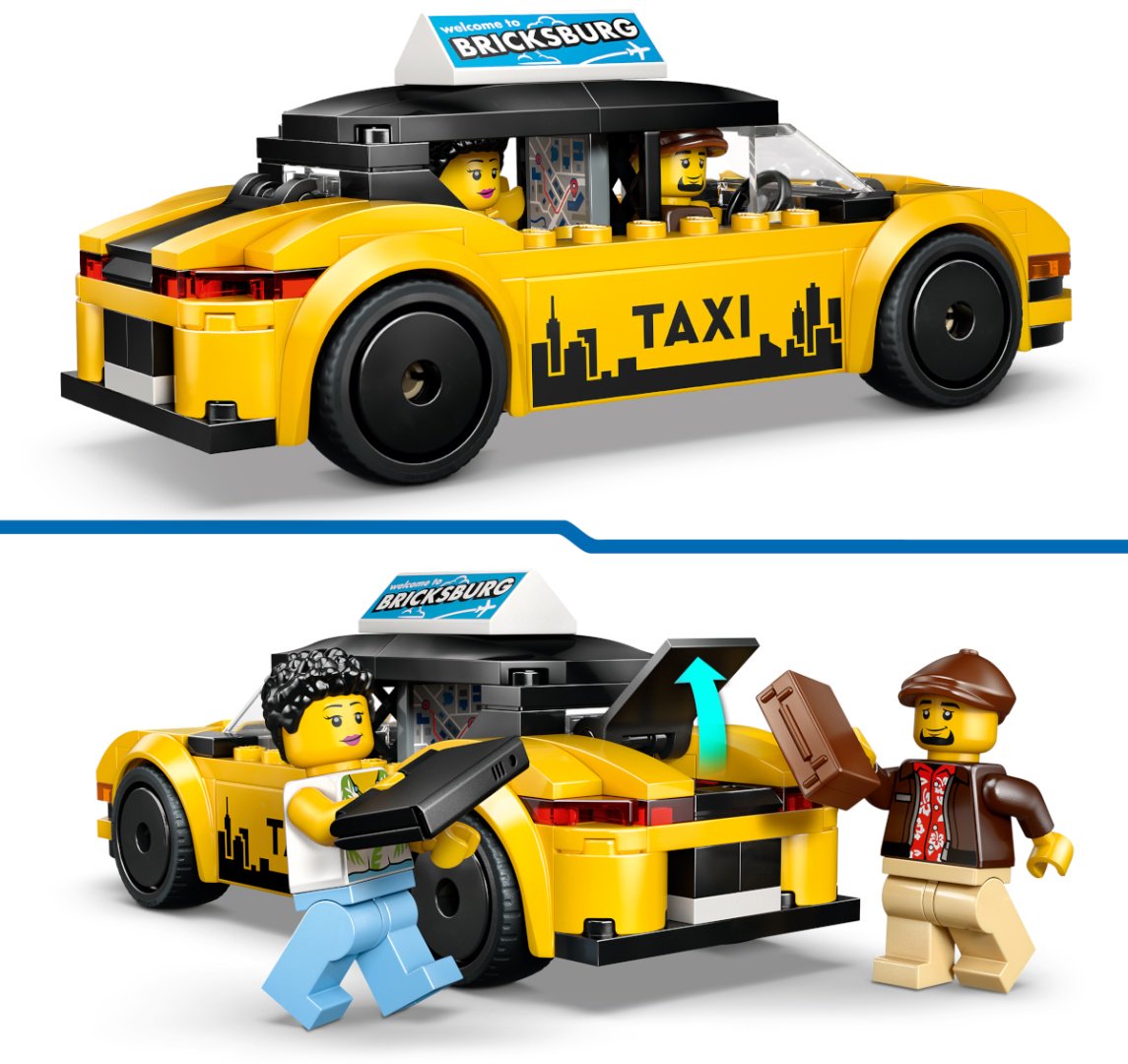 Конструктор LEGO Желтое такси 60487, деталей 122 шт купить,10970