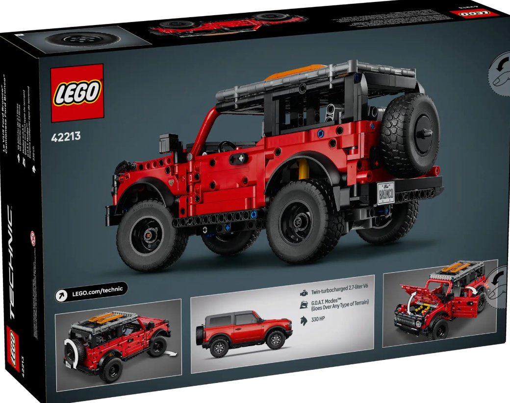 Конструктор LEGO Technic 42213, деталей 943 шт купить,51442