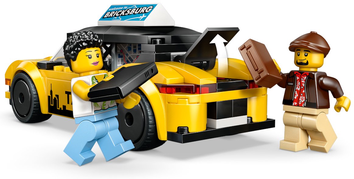 Конструктор LEGO Желтое такси 60487, деталей 122 шт купить,10970