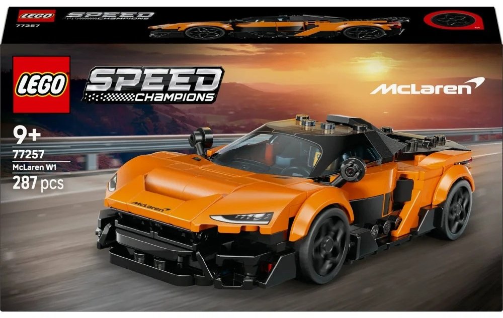 Конструктор LEGO Speed Champions McLaren W1 77257, деталей 287 шт