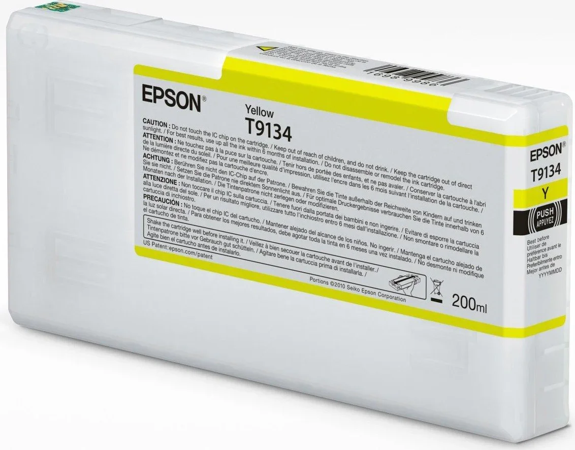 Картридж Epson C13T913400 SC-P5000 200ml Yellow  