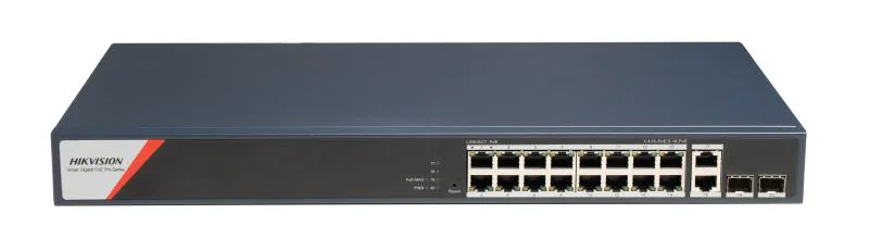 Коммутатор Hikvision DS-3E1520HP-SI-16P2T2F