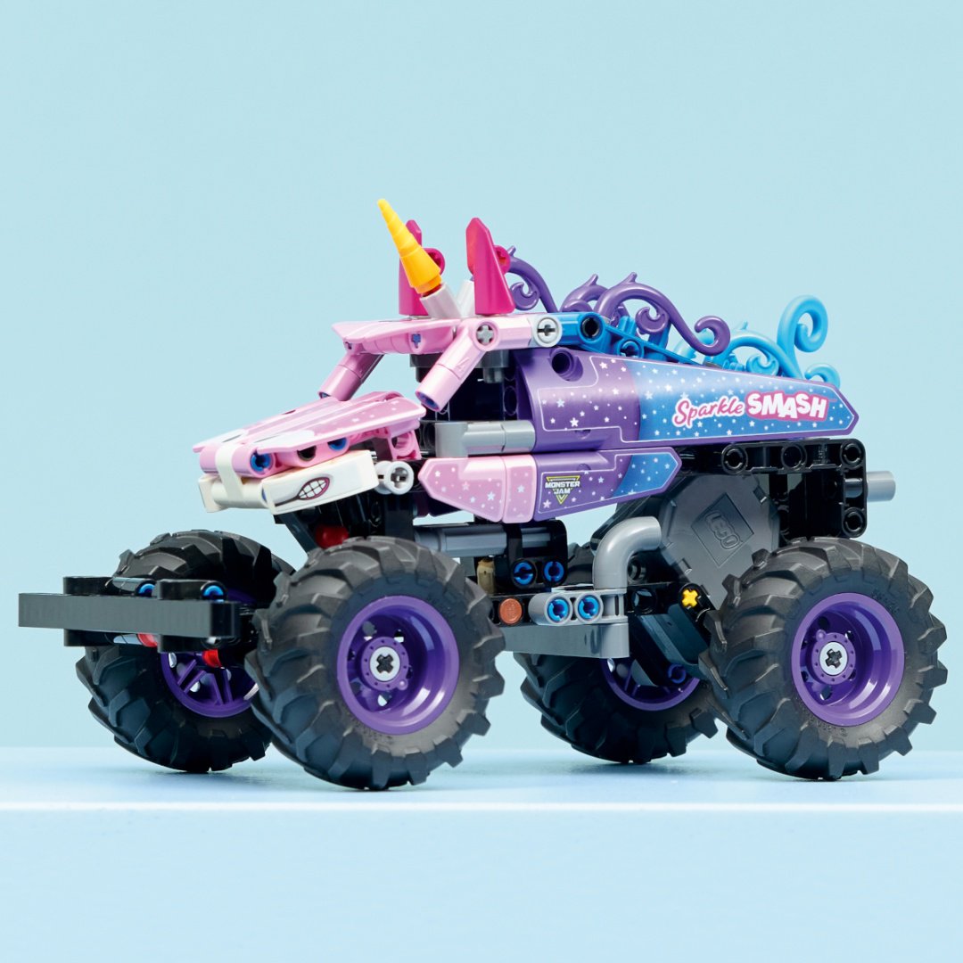 Конструктор LEGO Инерционный Monster Jam Sparkle Smash 42220, деталей 243 шт