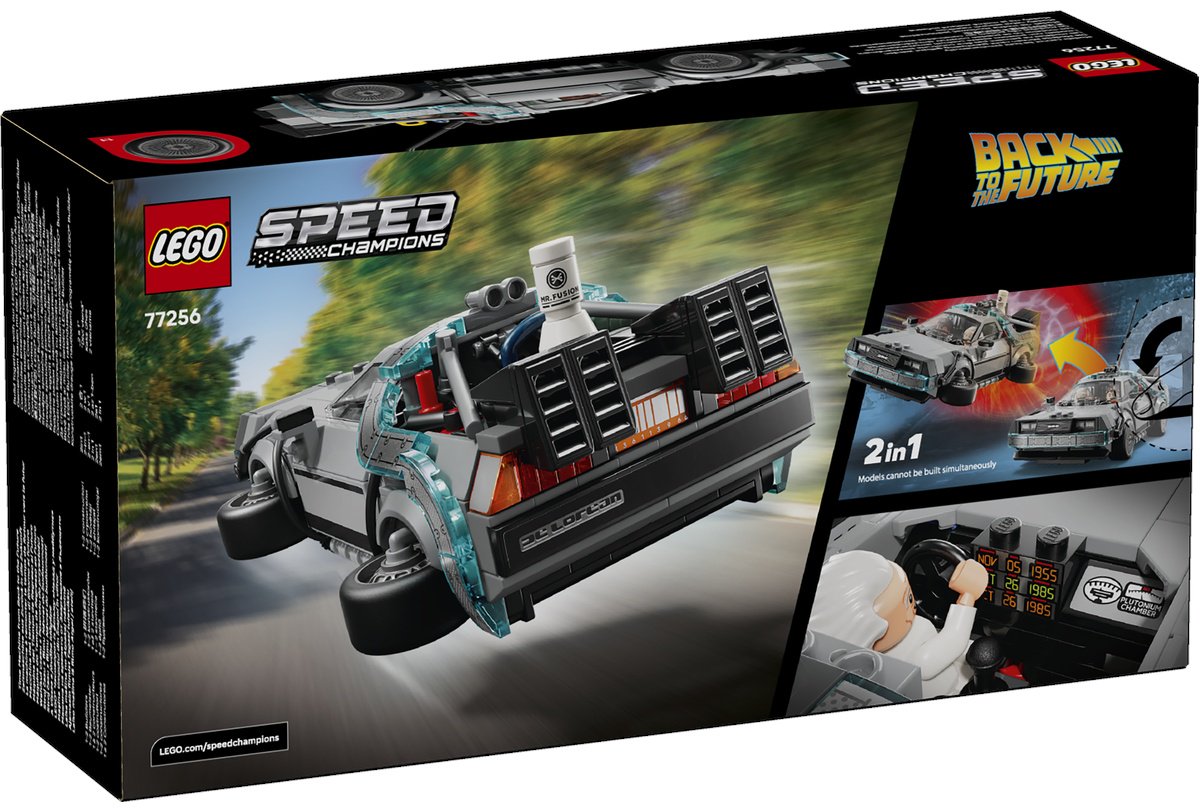 Конструктор LEGO Машина времени из «Назад в будущее» 77256, деталей 357 шт