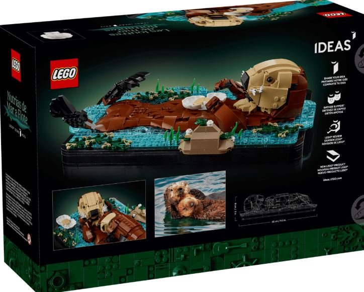 Конструктор LEGO Плавающие морские выдры 21366, деталей 1234 шт купить,92658