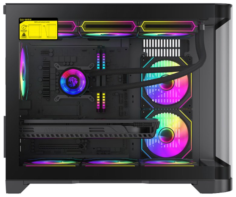 Корпус Game Max HYPE-M Black черный