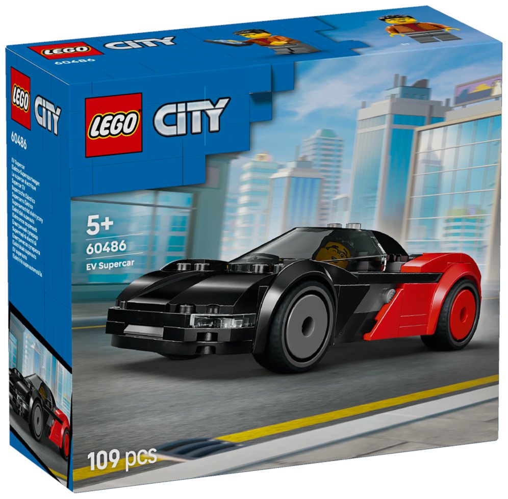 Конструктор LEGO Электромобиль-суперкар 60486, деталей 109 шт купить,NaN