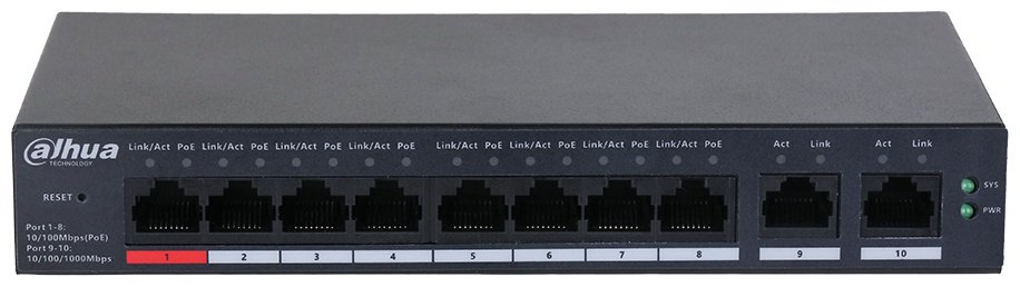 Коммутатор Dahua DH-CS4010-8ET2GT-110