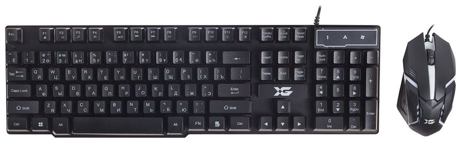 Клавиатура X-Game XD-575OUB черный + мышь купить,3074