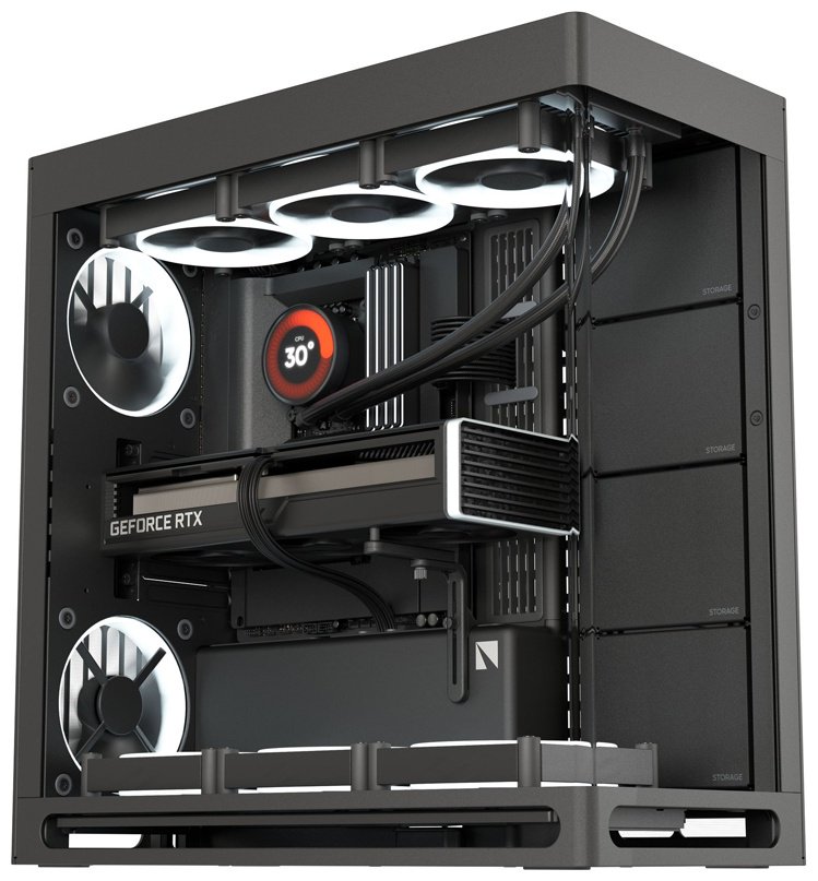 Корпус HAVN HS 420 BK черный купить,NaN